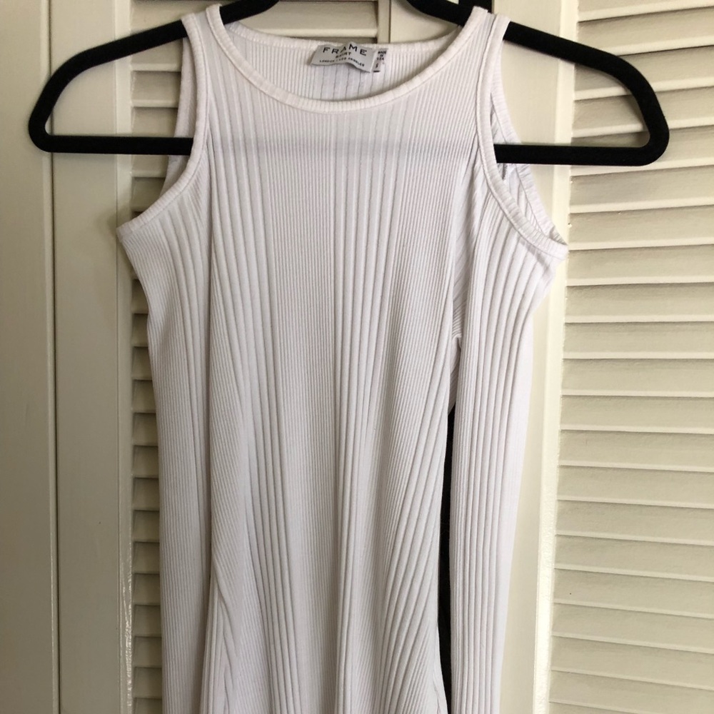 NWT Frame cold shoulder shirt